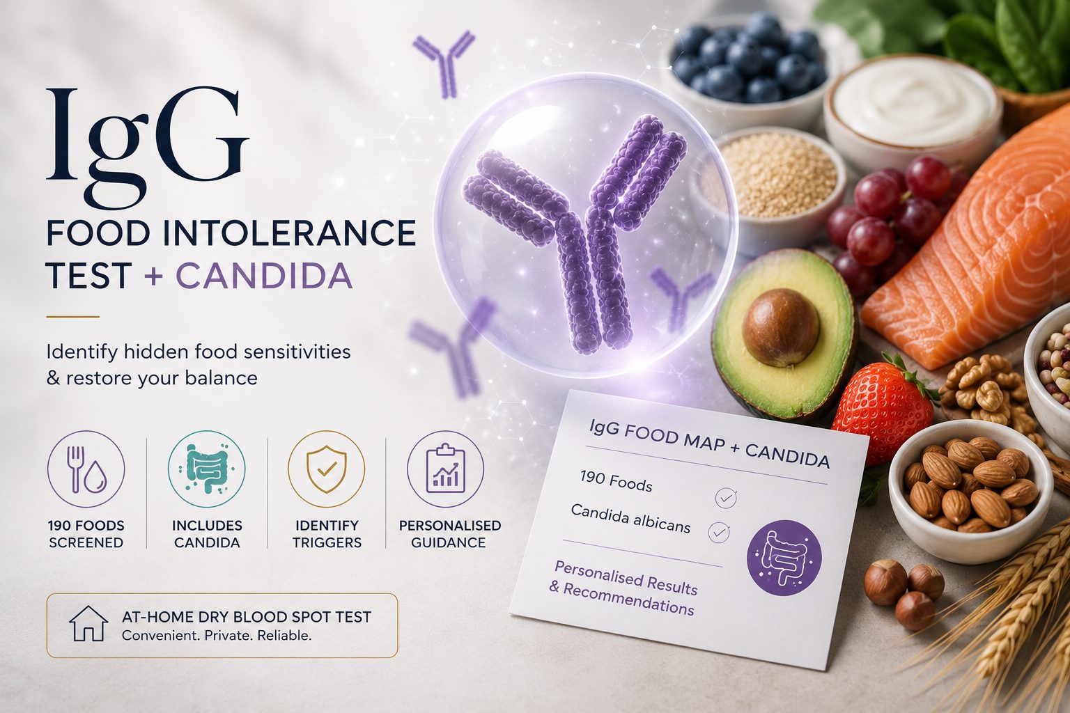 IgG-Food-intolreance-Candida-London food-intolerance-Test-Candida