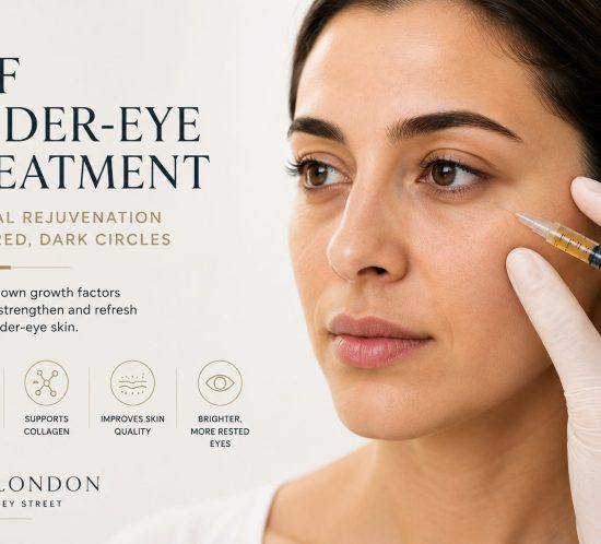 PRF under-eyes benefits
